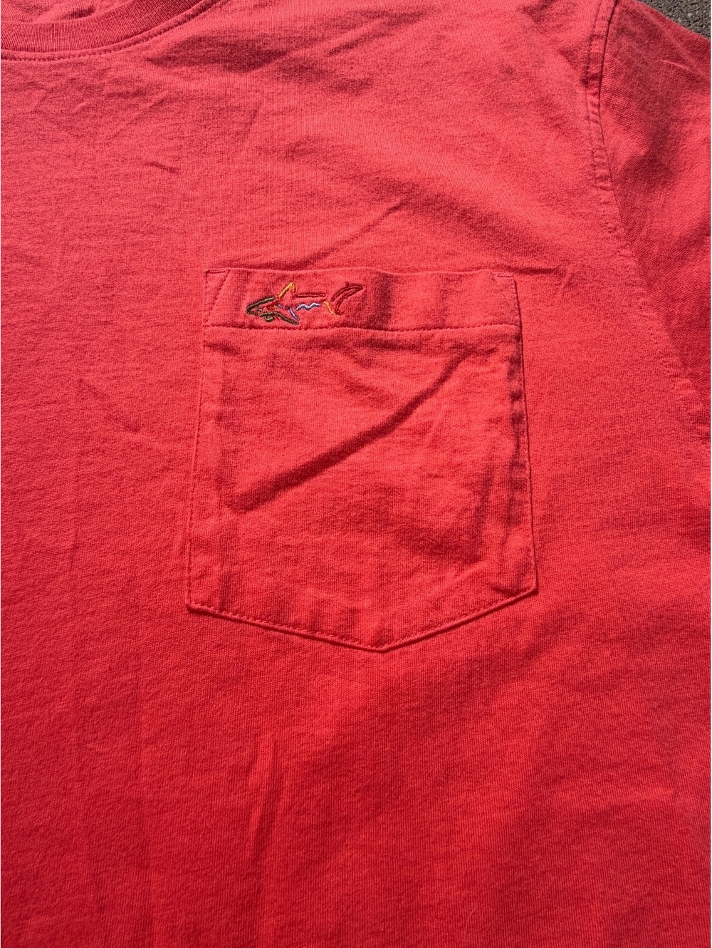 Greg Norman Red Short Sleeve Pocket T-Shirt Size XL - Picture 2 of 7